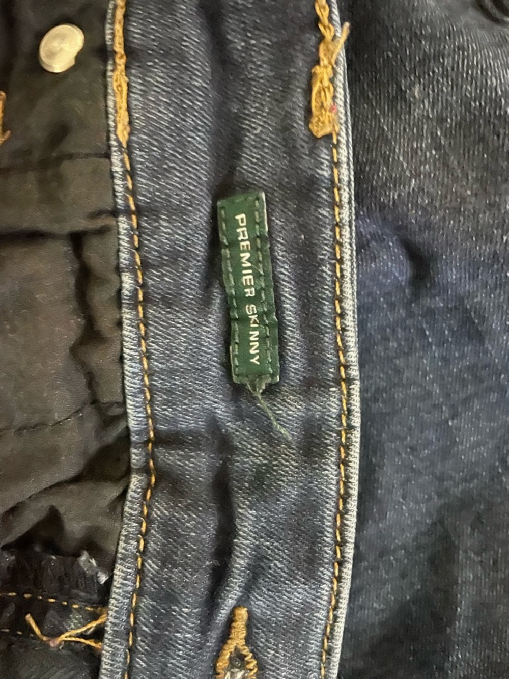 Ralph Lauren Women’s Premier Skinny Dark Blue Jeans - Picture 4 of 5